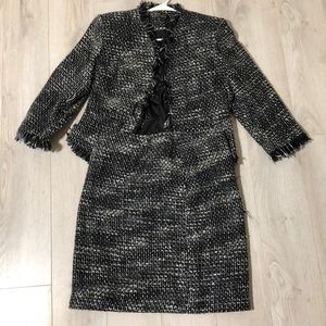 Black and white two piece